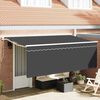 vidaXL Retractable Awning Anthracite 400 x 200 cm Fabric