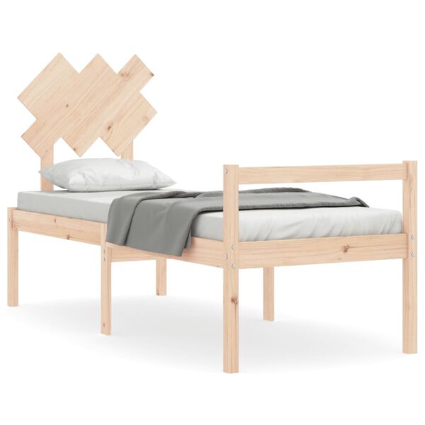 vidaXL Senior Bed without Mattress Small Single Solid Wood