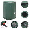 vidaXL Water Tank | Green | PVC | 250L capacity | Collapsible | Circular