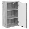 vidaXL Bathroom Cabinet Wall-mounted Grey Sonoma 39 x 23.5 x 65 cm