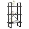 vidaXL Storage Shelf Grey 60x30x105 cm Engineered Wood