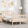 vidaXL Bed Frame without Mattress 120x200 cm Solid Wood Pine