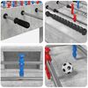 vidaXL Foosball Table Concrete Grey 125 x 60.5 x 80 cm Engineered Wood