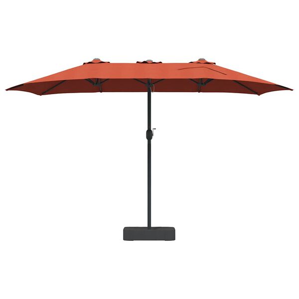 vidaXL Garden Parasol Terracotta 385 x 209 x 244 cm Fabric