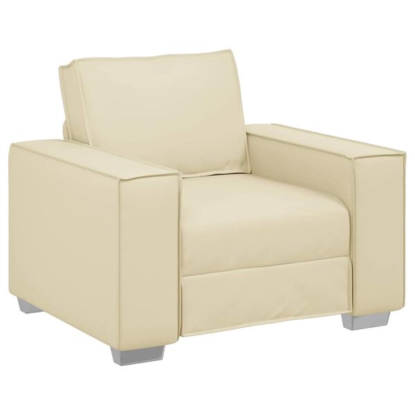 vidaXL Sofa Cream 99 x 78 x 84 cm Fabric