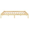vidaXL Bed Frame without Mattress Solid Wood 140x200 cm