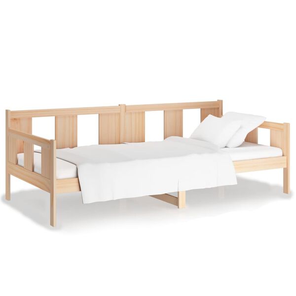 vidaXL Day Bed without Mattress Solid Wood Pine 90x190 cm Single