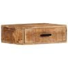 vidaXL Wall-mounted Bedside Cabinet 40x30x13.5 cm Solid Wood Mango