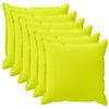 vidaXL Cushion Cover 6 pcs HOUTEN Bright Green 30 x 30 cm Polyester