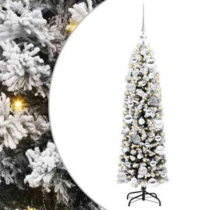 vidaXL Artificial Christmas Tree with 150 LEDs with Stand Green 120 cm