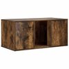 vidaXL Cat Crate Furniture Smoked Oak 100 x 49 x 45 cm Engineered Wood