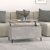 vidaXL Coffee Table Concrete Grey 90x44.5x45 cm Engineered Wood