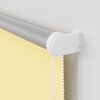 vidaXL Roller Blind Blackout Yellow 145x150 cm Fabric Width 141.6 cm Polyester