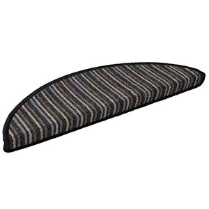 vidaXL Self-adhesive Stair Mats 15 pcs 56 x 17 x 3 cm Non-Slip