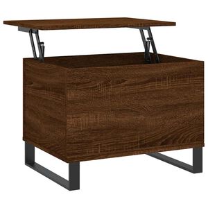 vidaXL Coffee Table Brown Oak 60x44.5x45 cm Engineered Wood