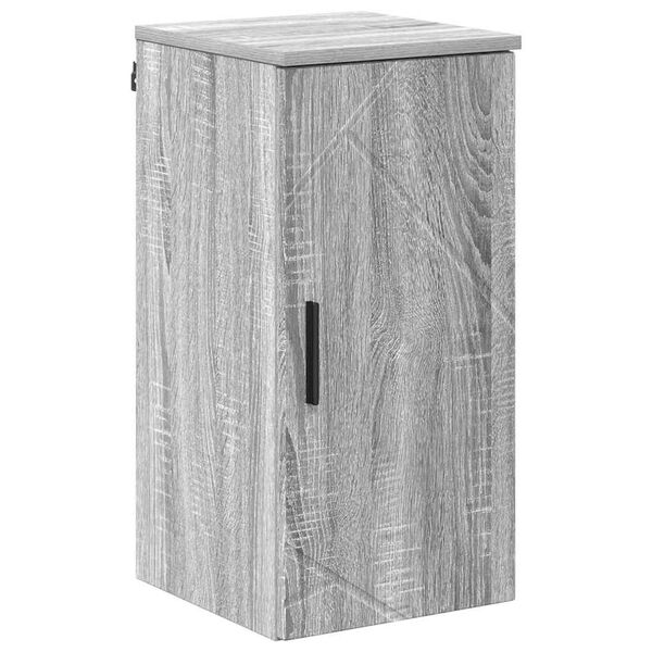 vidaXL Bathroom Cabinet Wall-mounted Grey Sonoma 30 x 31.5 x 61 cm