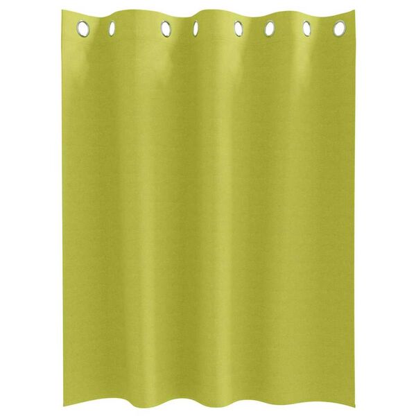 vidaXL Blackout Curtains with Rings 2 pcs Green 140 x 140 cm Polyester