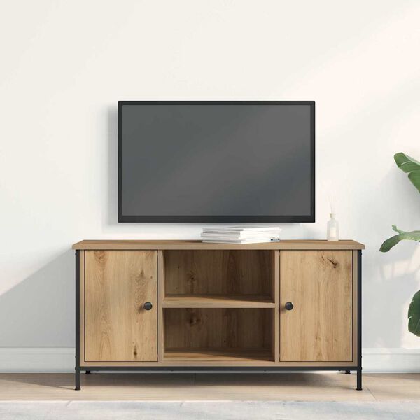 vidaXL TV Cabinet Artisan oak 100 x 40 x 50 cm Engineered wood