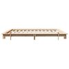 vidaXL Bed Frame without Mattress 200x200 cm Solid Wood Pine