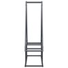 vidaXL Firewood Rack Anthracite 80x25x90 cm Cold-rolled steel