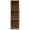 vidaXL Bathroom Mirror Cabinet Brown Oak 80x20.5x64 cm Engineered Wood
