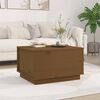 vidaXL Coffee Table Honey Brown 60x50x35 cm Solid Wood Pine
