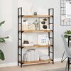 vidaXL Floating Shelves 4 pcs 100x20x4 cm Oil Finished Solid Wood Acacia