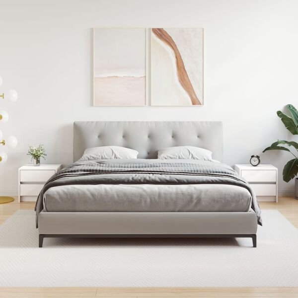 vidaXL Bedside Cabinets 2 pcs White 40x31x35.5 cm Solid Wood Pine