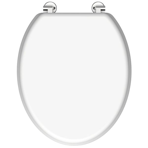 SCH&Uuml;TTE Toilet Seat WHITE Wood Core
