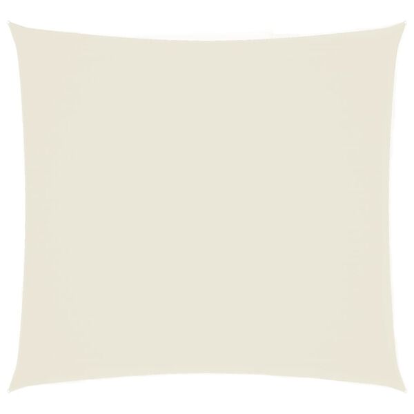 vidaXL Sunshade Sail Oxford Fabric Square 3x3 m Cream