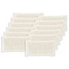 vidaXL Cushion with Pillow HEERLEN 12 pcs White PV Fleece