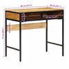 vidaXL Writing Desk with Drawer Brown 80 x 50 x 75 cm Solid Mango Wood