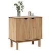 vidaXL Hallway Cabinet OTTA 75x40x75 cm Solid Wood Pine