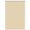 vidaXL Roller Blind Blackout Beige 115x175 cm Fabric Width 110.7 cm Polyester