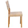vidaXL Dining Chair 2 pcs Natural 46 x 55 x 84 cm Kubu Rattan