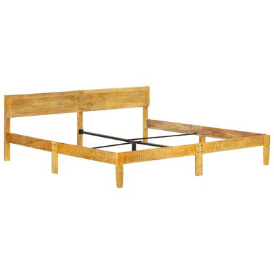 vidaXL Bed Frame Solid Mango Wood 200 cm