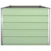 vidaXL Planter Pastel Green 195 x 100 x 75 cm Galvanised Steel