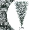 vidaXL Upside-down Artificial Christmas Tree 120 cm PVC and Steel