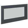 vidaXL Basement Window "RISOR" 110x50 cm Tilt&Turn DIN Left Anthracite
