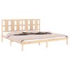 vidaXL Bed Frame without Mattress 200x200 cm Solid Wood Pine