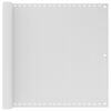 vidaXL Balcony Screen HDPE 90x400 cm White