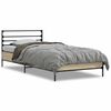 vidaXL Bed Frame without Mattress Sonoma Oak 100x200 cm