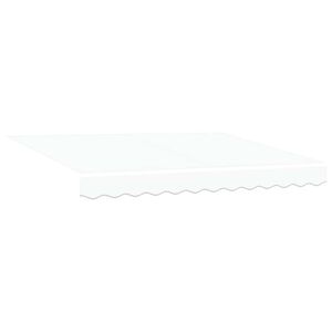 vidaXL Awning Replacement Fabric White 2.5 x 2 m Polyester
