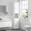 vidaXL Bathroom Cabinet Set TULUM White 37 x 31.5 x 203 cm