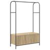 vidaXL Clothes Rack Brown Oak 100 x 44 x 160 cm Engineered Wood