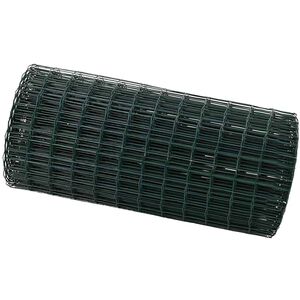 vidaXL Euro Fence Green 0.4 x 10 m PVC-coated iron