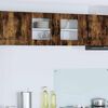 vidaXL Kitchen Cabinet Smoked Oak 80 x 31 x 40 cm Engineered Wood