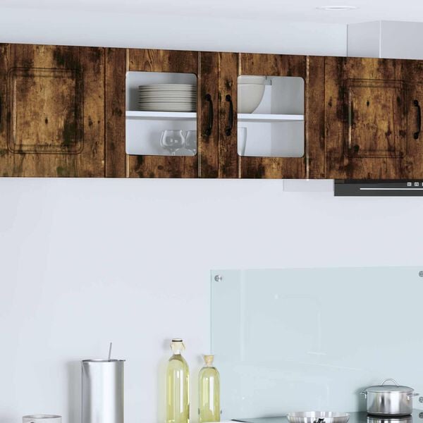 vidaXL Kitchen Cabinet Smoked Oak 80 x 31 x 40 cm Engineered Wood