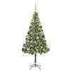 vidaXL Artificial Christmas Tree with Stand Green 180 cm PVC and Steel