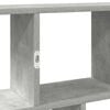 vidaXL Wall Cube Shelf 12 Compartments Concrete Grey Engineered Wood